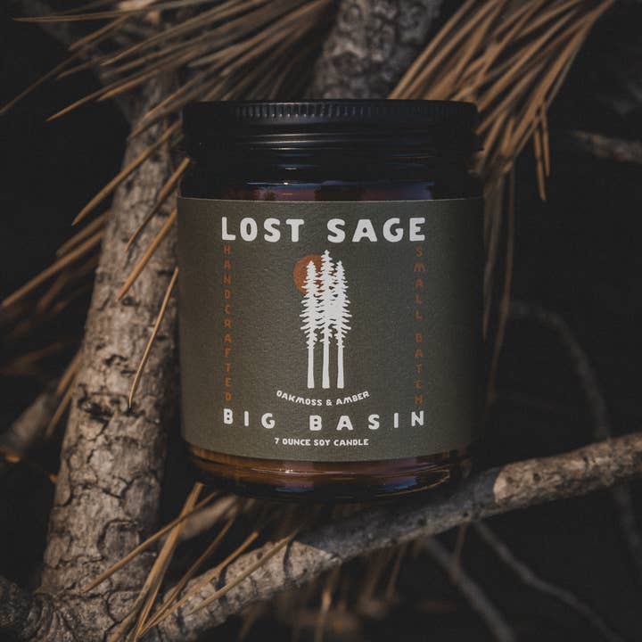 Lost Sage - Wholesale Jar/Filled Candle - Big Basin Soy Candle0