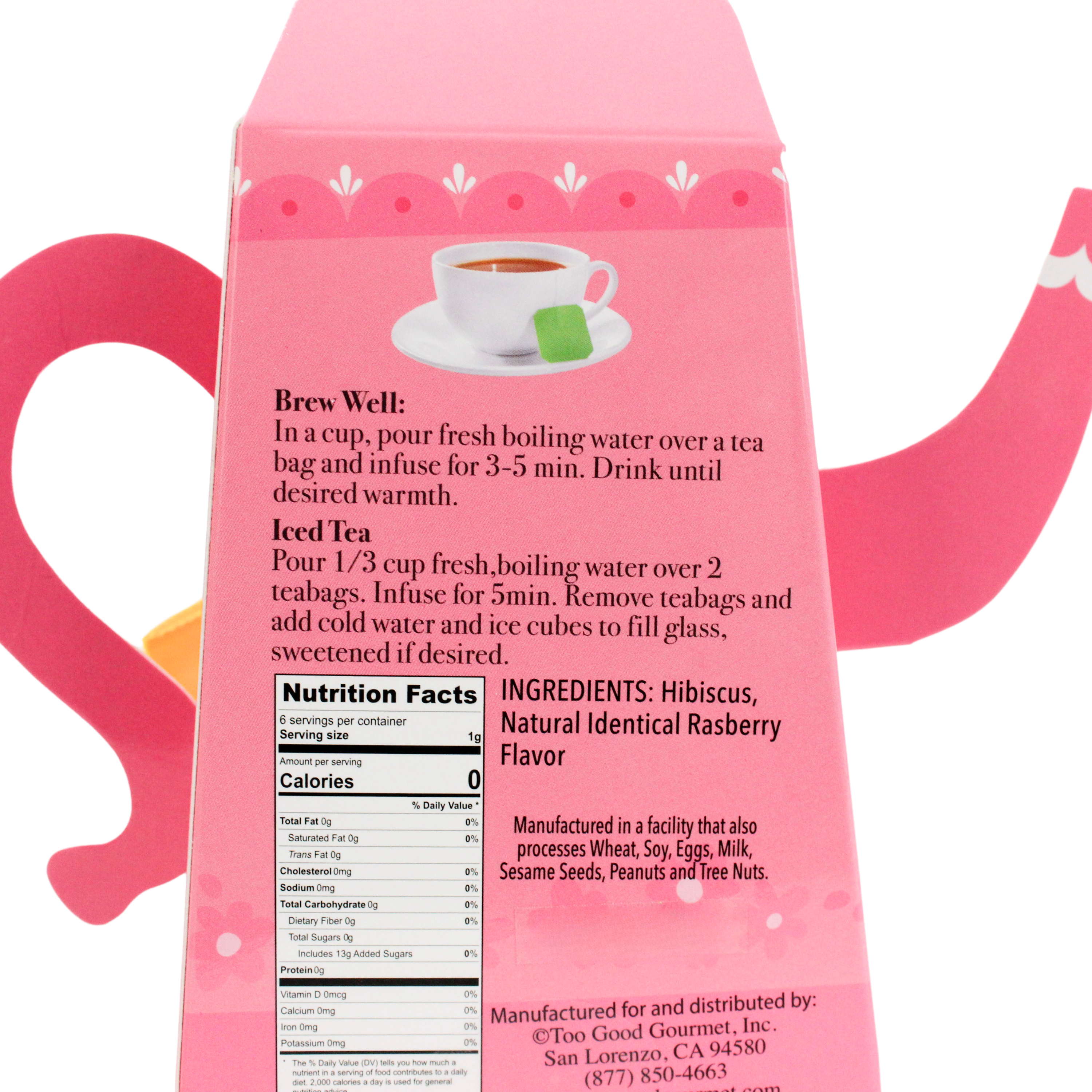 Too Good Gourmet - Wholesale Tea Set - Dainty Tea Set: Lemon & Raspberry Tea3