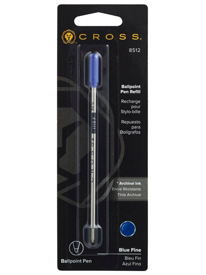 Ballpoint Pen Refill - Blue - Fine - Single Pack for wholesale by A. T. Cross