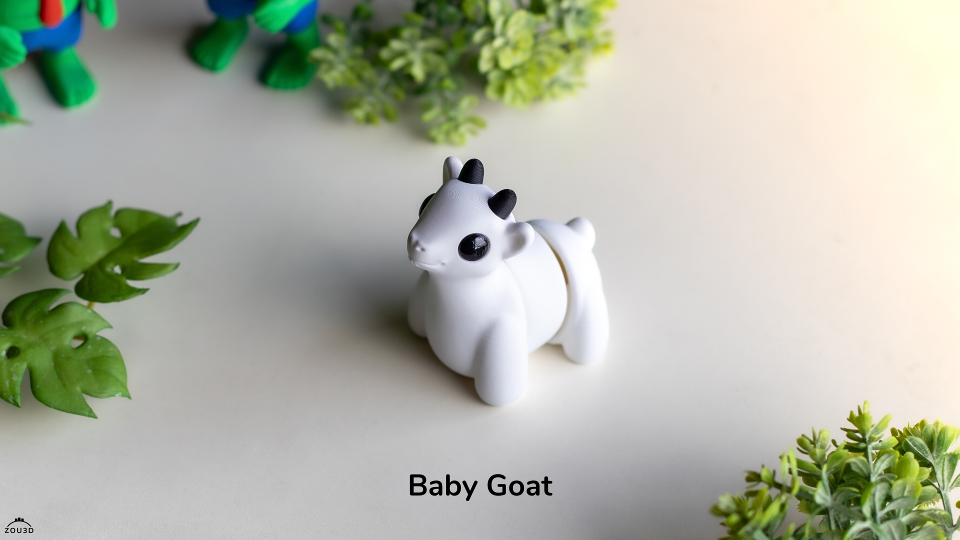 Great American Designs - Vendita all'ingrosso Giocattolo fidget - Bambini - Giocattolo stampato in 3D Tiny Baby Goat, giocattolo Fidget articolato0