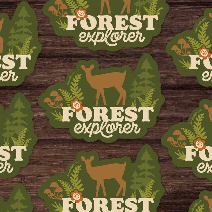 Amanda Weedmark - Wholesale Sticker - Forest Explorer Nature Sticker5