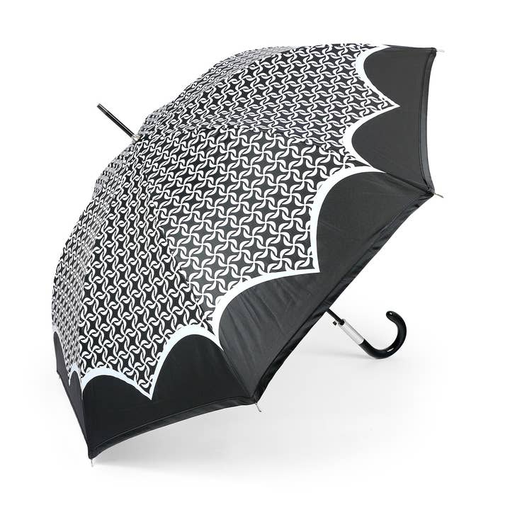 Cuatrogotas - Wholesale Umbrella - Women's - Don Algodón Geometric Glam Automatic Umbrella, Ref-DA10003