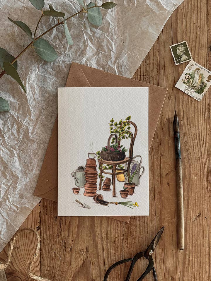 A Spring Garden Any Occasion Greeting Card for wholesale by Brooke Marie