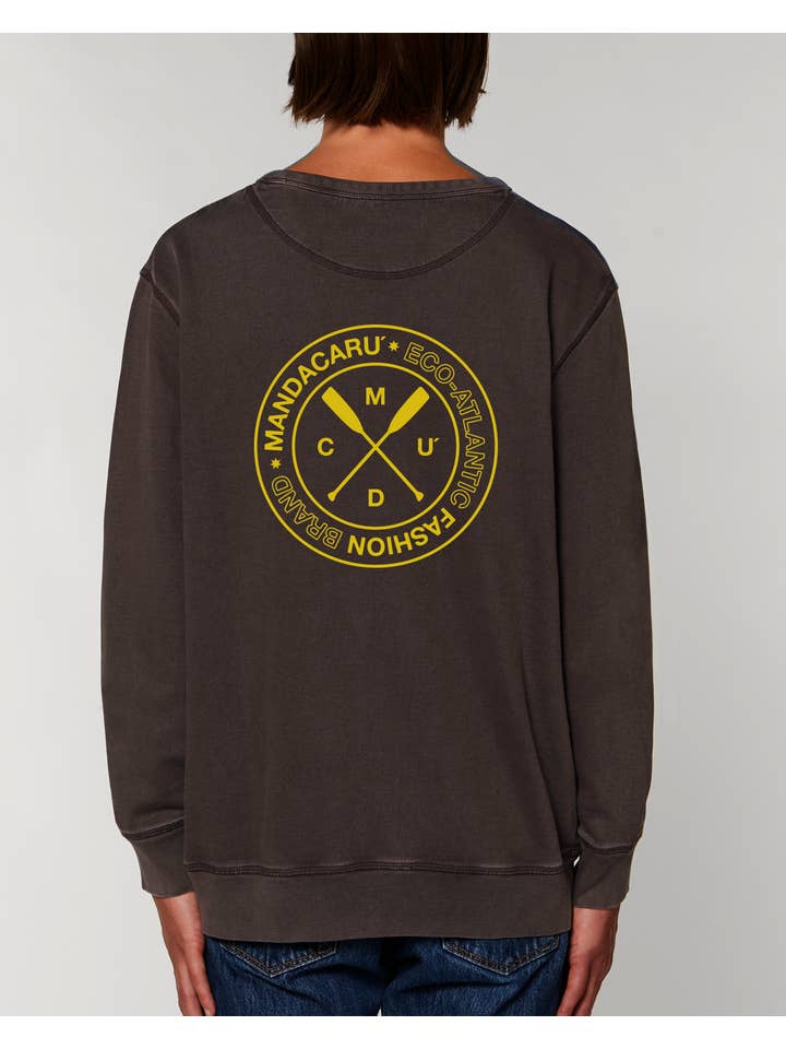 Mandacaru’ - Wholesale Graphic Sweatshirt - Unisex - Vintage Chocolate Sweatshirt2