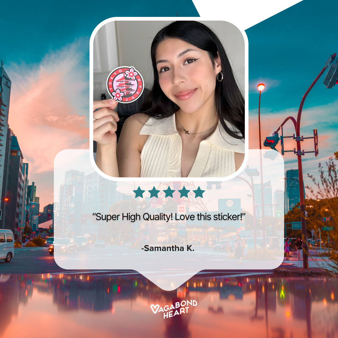 Vagabond Heart – Engroshandel Klistermærke – Tokyo Japan klistermærke2