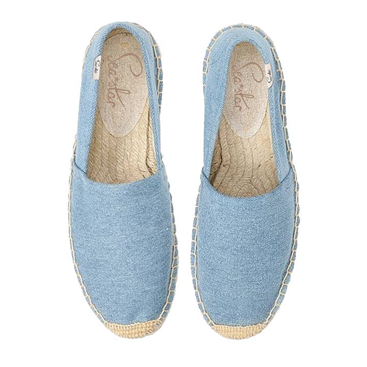 Bayside Essential Espadrille Ljusblå Denim för wholesale av Sea Star