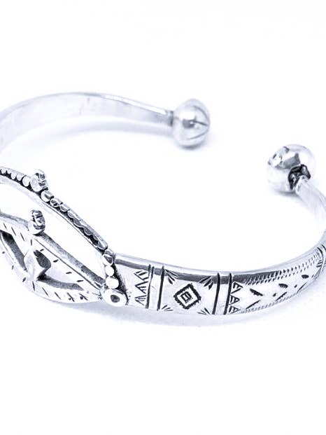 Eyes of the Desert Bangle 925 Silver for wholesale by SHE ARCHIVES