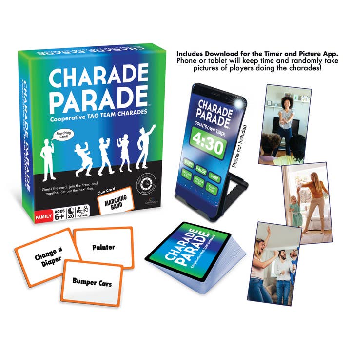 Continuum Games – Großhandel Kartenspiele – Charade Parade: Das Spiel von Tag Team Charades