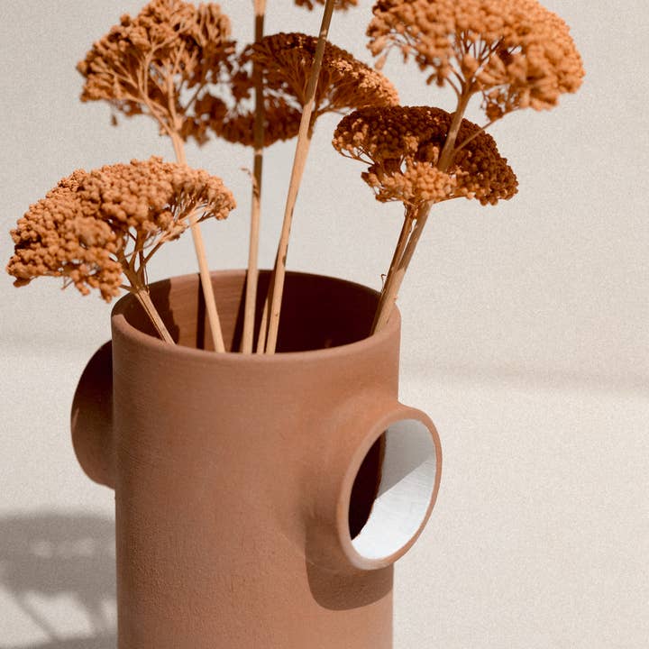 Claycraft - Wholesale Vase - Handmade minimalist terracotta ceramic bubble vase
