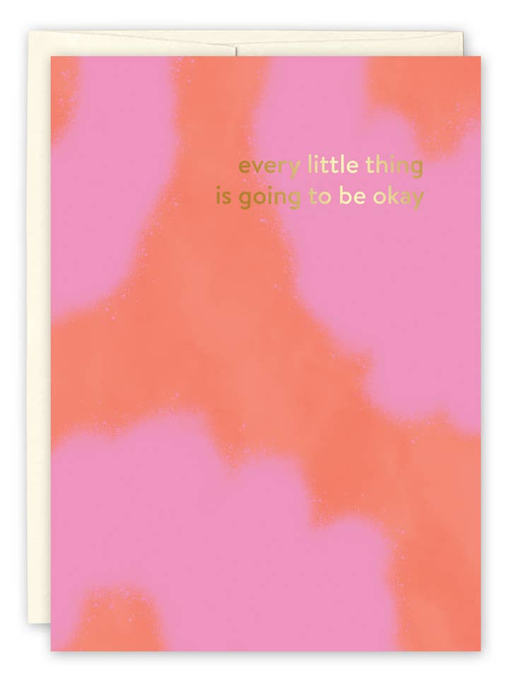 Opmuntringskort for hver lille ting - Præget med guldfolie for engroshandel hos Black Joy Paper