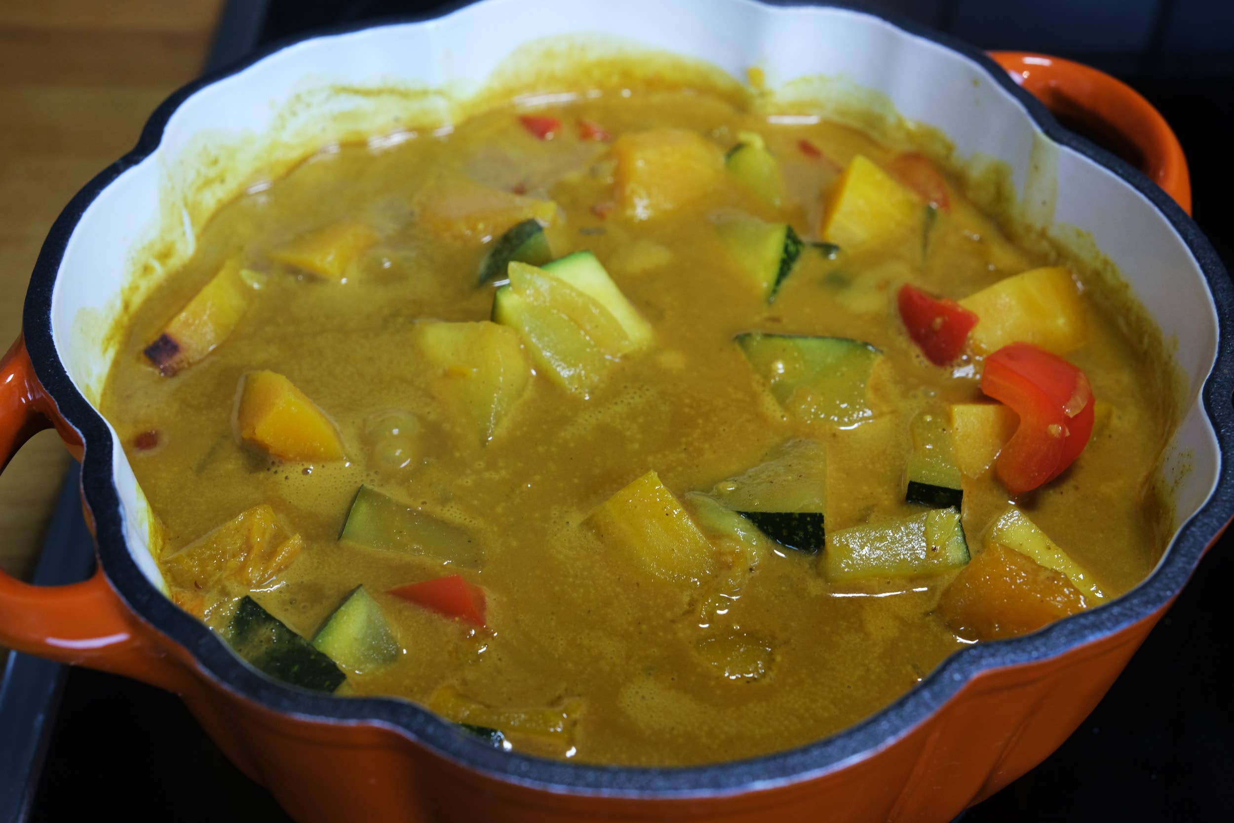 Crucible Cookware – Conjunto de frigideiras e panelas por atacado – Panela de Abóbora em Ferro Fundido Esmaltado, Caçarola, Cocotte, Laranja8