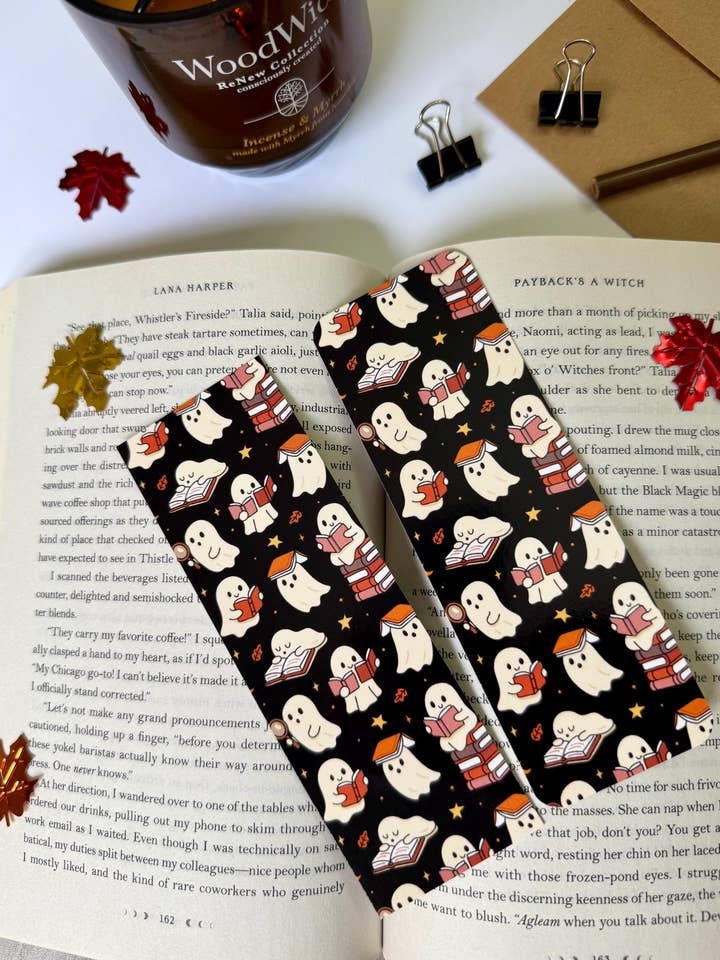 Spooky Gothic Ghost Bookmark For Book Lovers for wholesale by Bonita Crafty Shop