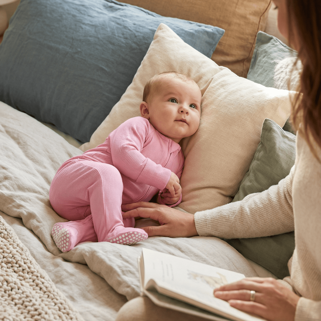 Zipper Footie - Petunia Pink Ribbed for wholesale on Faire0