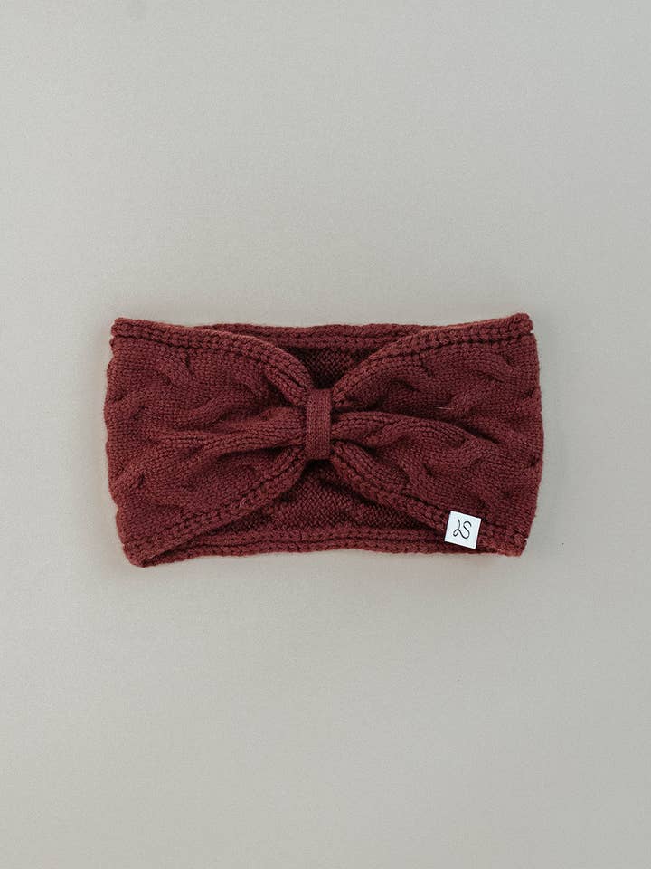 Cashmere Cable Headband for wholesale by Symtarae