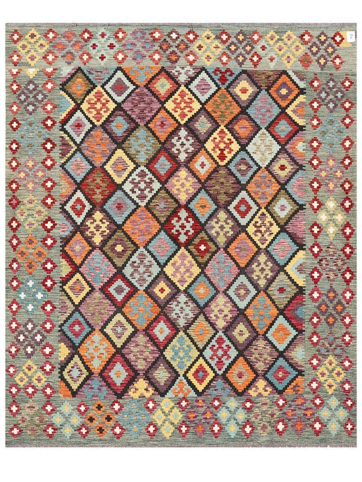 Maimana Afghanistan Kilim Tæppe - 248 x 205 cm for engroshandel hos Imaco Rugs