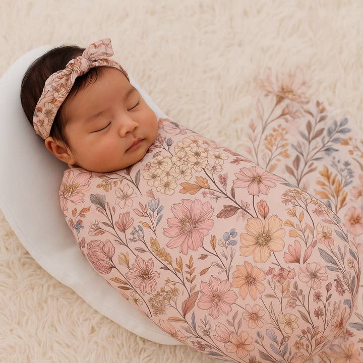 Fascia Avvolgente Floreale Pesca per la vendita all'ingrosso da parte di ANO - ArchNOllie