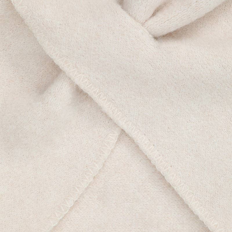 Dipped Shop - Wholesale Scarf - Women's - Winter Knit Wool Solid Color Triangle Scarf DP25G5927