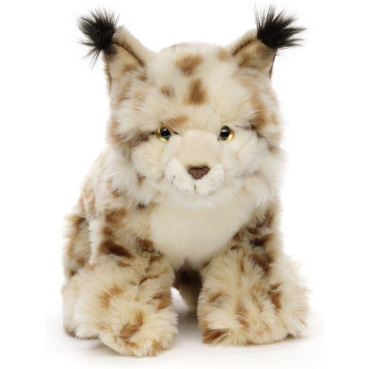 Lynx, sitting - 31 cm (length) - cuddly/plush toy and other Purchase Wholesale muñecas. Free Returns & Net 60 Terms on Faire trending on Faire.