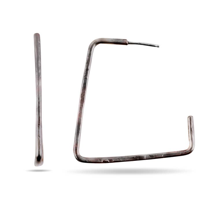 Forged Angle Oorbellen voor wholesale door Uncommon Threads Studio