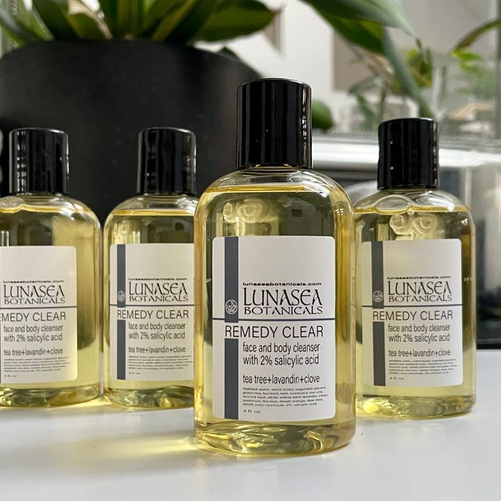 lunasea botanicals - Wholesale Facial cleanser - Remedy 2% Salicylic Acid Face and Body Cleanser1