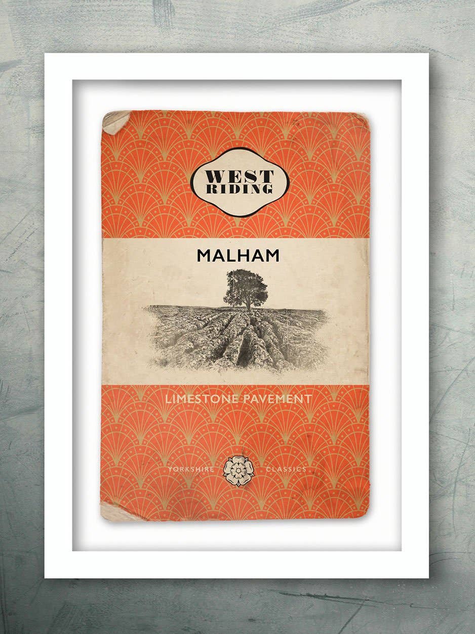 The Northern Line - Wholesale Poster - Malham Limestone Pavement -  Yorkshire Book Cover Poster Print1