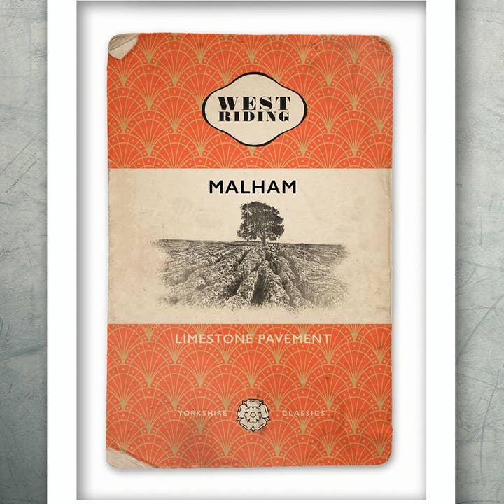 The Northern Line - Wholesale Poster - Malham Limestone Pavement - Yorkshire Book Cover Poster Print1