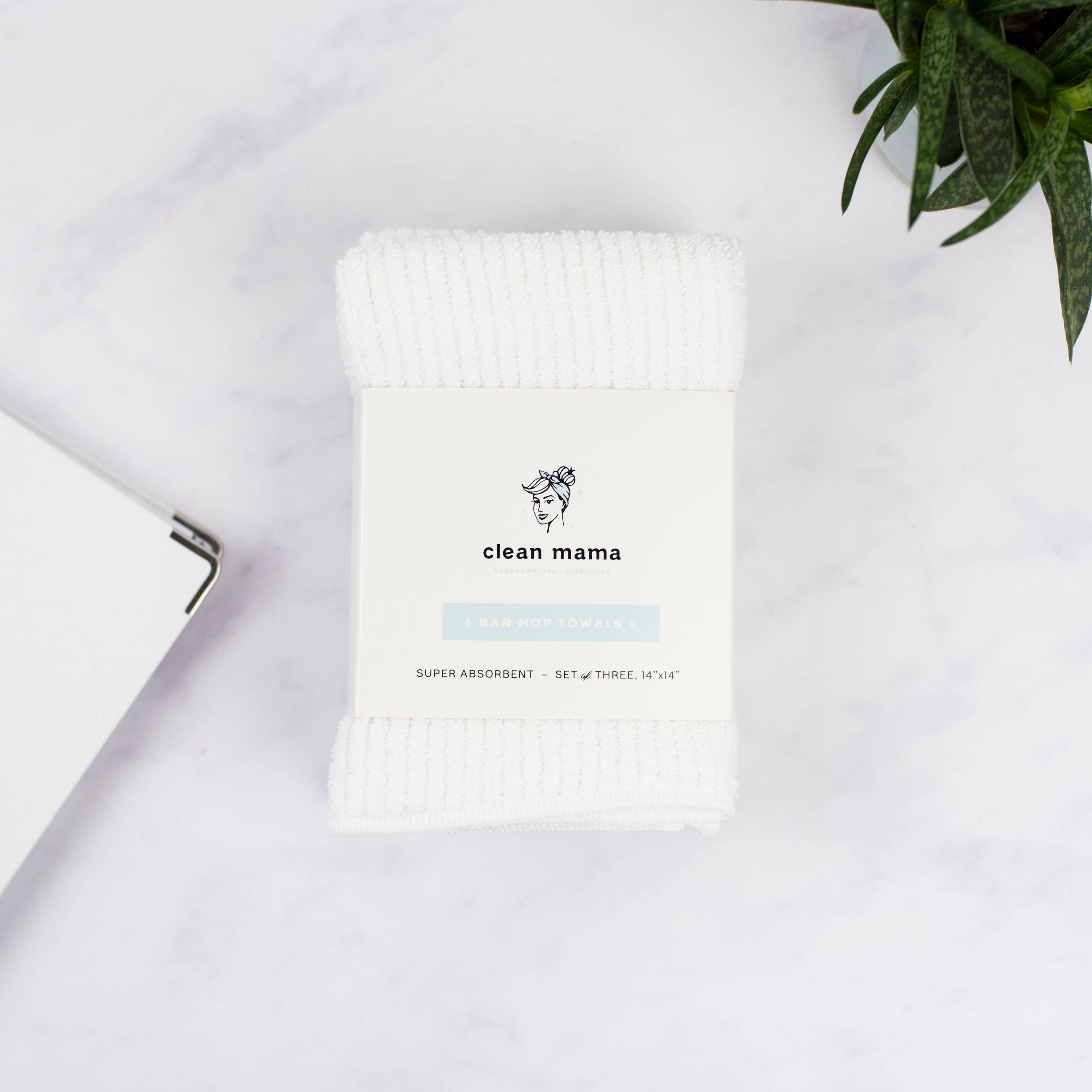 KAF Home - Wholesale Dishcloth - Clean Mama Premium Bar Mop Towels - Set of 30