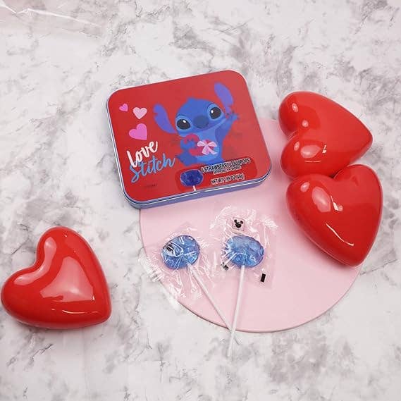 I Got Your Candy - Wholesale Lollipop - Galerie Lilo and Stitch Valentine’s Day Lollipops 1.69oz - 8ct