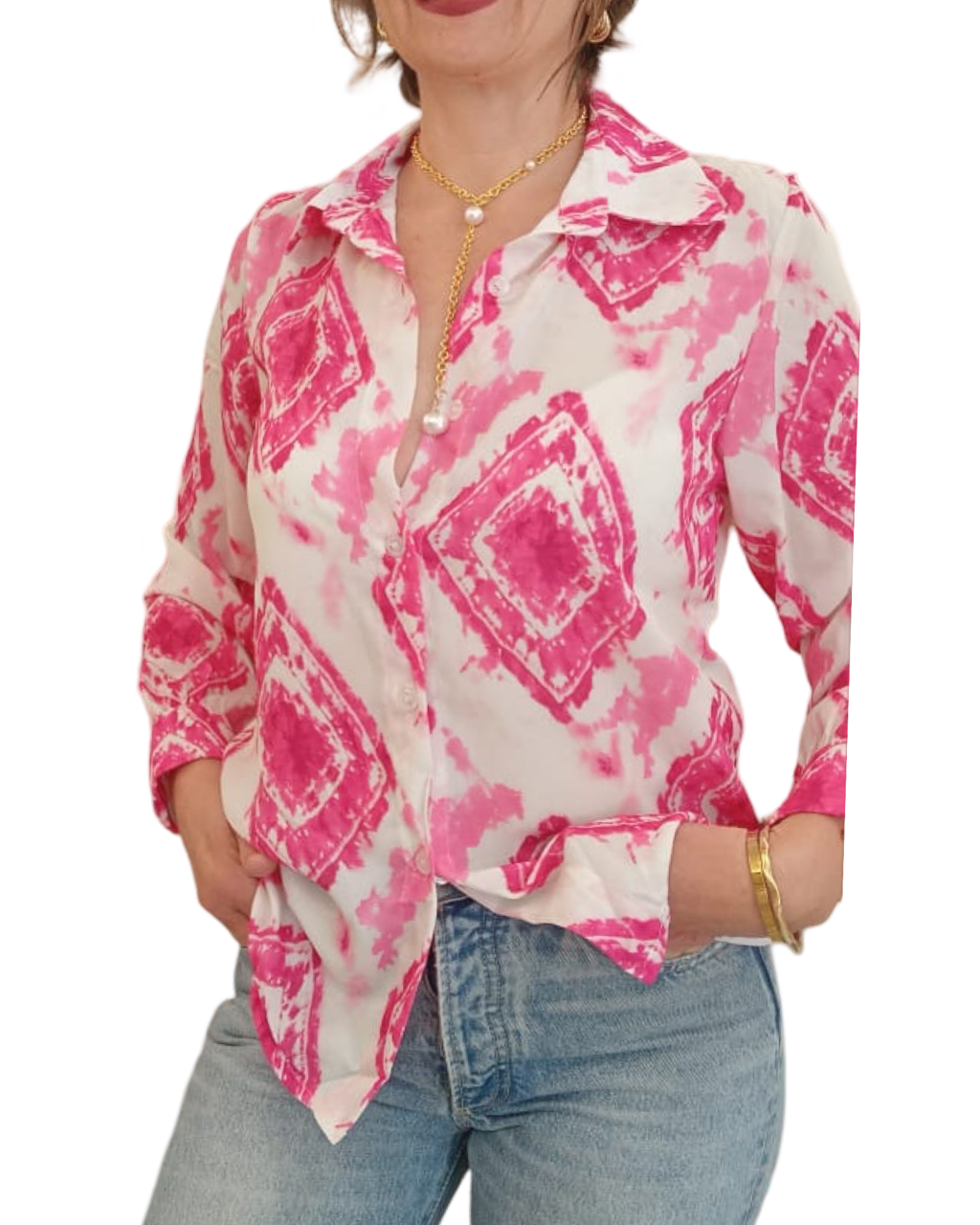 Wholesale ZX-21215 women's blouse for your store - Faire