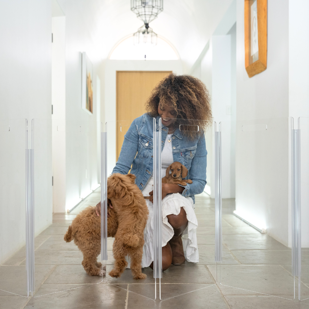 Hiddin - Wholesale Pet Folding Gate - Dog - Tall Zig Zag Gate3