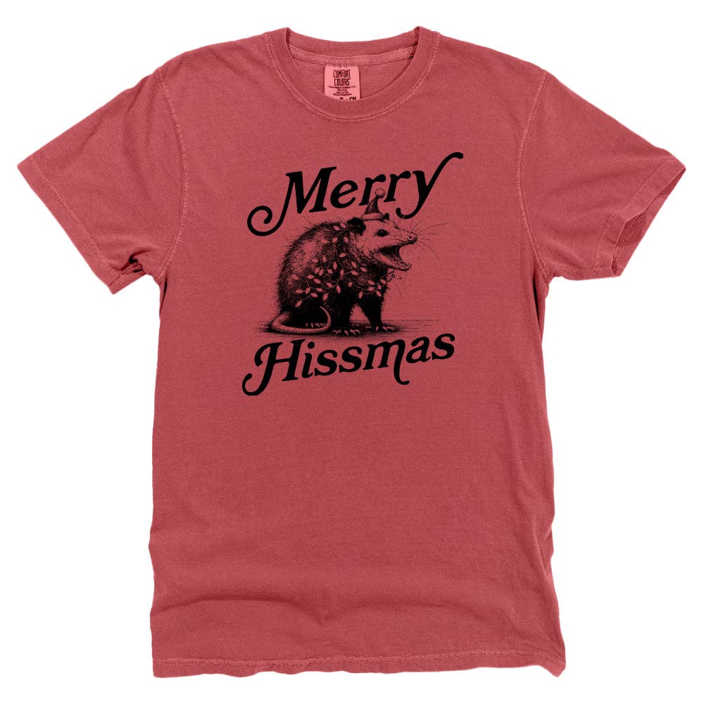 Let's Get This Thread - Wholesale Screen Printed T-Shirt - Unisex - Merry Hissmas Script7