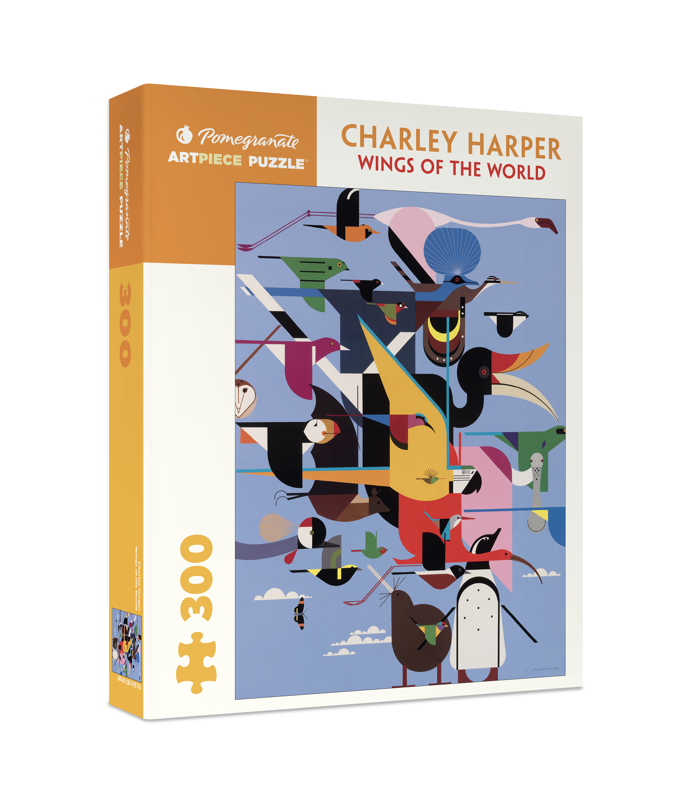 Pomegranate - Wholesale Puzzle - Adult - Charley Harper: Wings of the World 300-piece Jigsaw Puzzle0