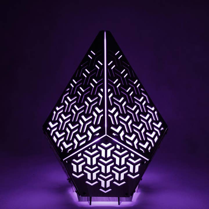 PAPERCRAFT WORLD - Vente Kit de bricolage - Lampe de table 3D en papercraft SINAR Arrow18