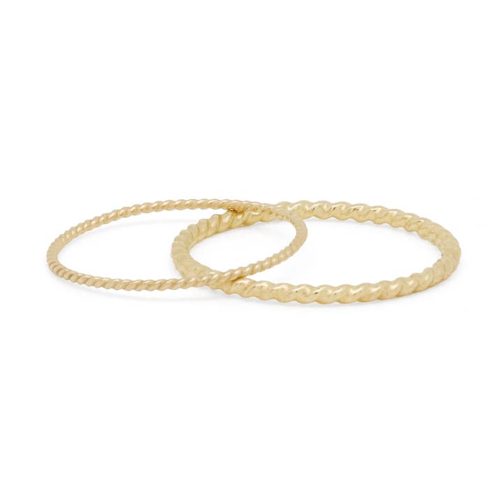 Becca Twist Ring for wholesale by Agapantha Jewelry