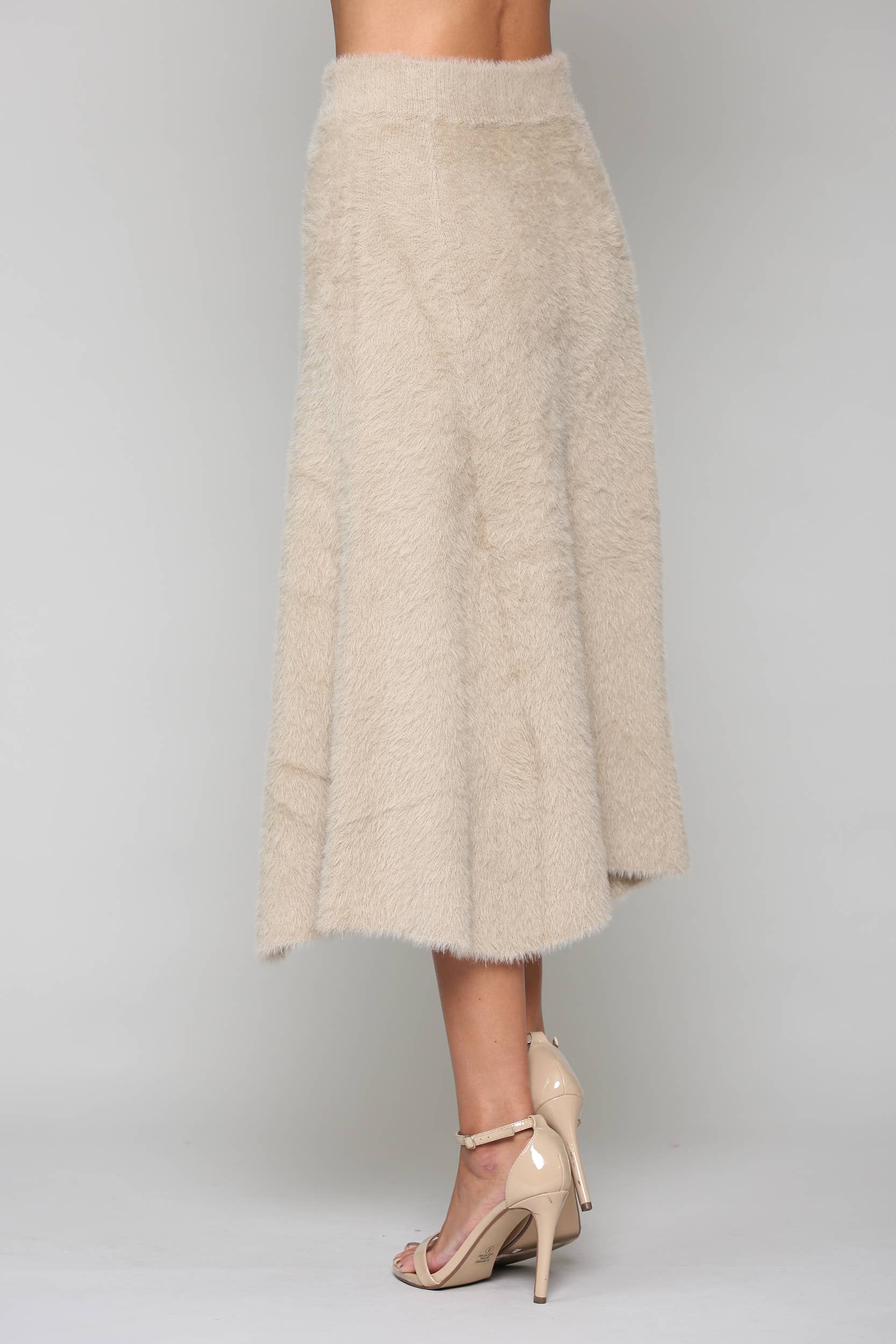 Joh Apparel - Vendita all'ingrosso Gonna - Donna - Gonna in maglia spazzolata Stephanie Sweater2