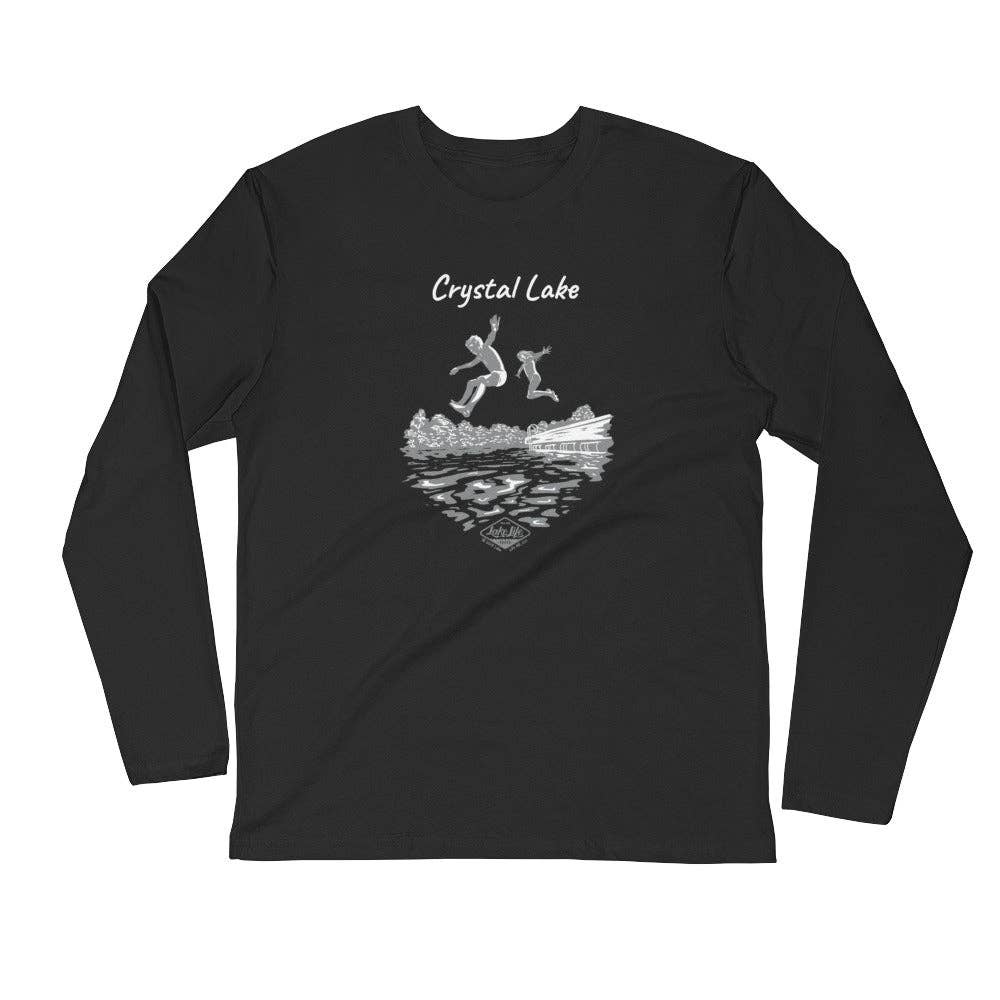 Lake Life Brand – wholesale Screen printed t-shirt – unisex – Jump On In™ - Custom Long Sleeve0