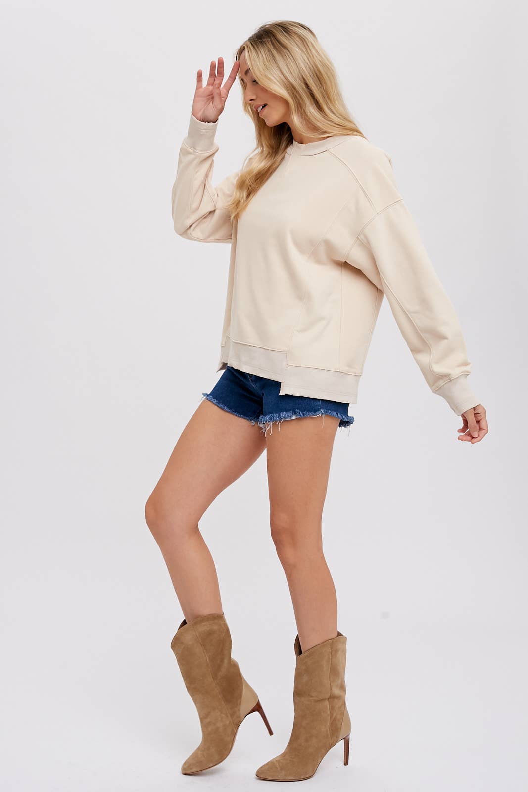 Bluivy - Wholesale Sweatshirt - Women's - BOXY SWEATSHIRT17