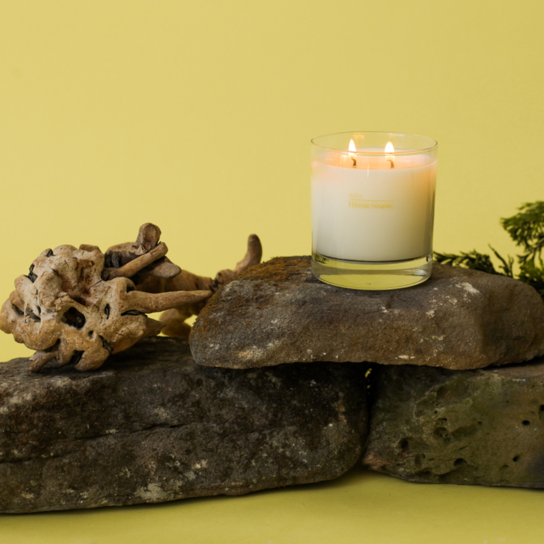 dilo - Wholesale Jar/Filled Candle - HINOKI SESAME CANDLE1