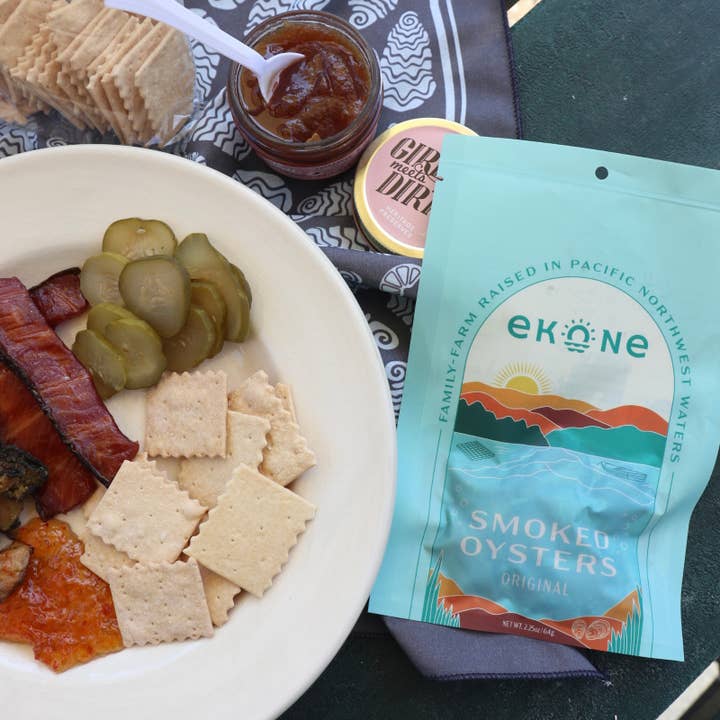 Ekone - Wholesale Fish/Seafood - Original Smoked Oyster RTE 2.25oz Pouches2