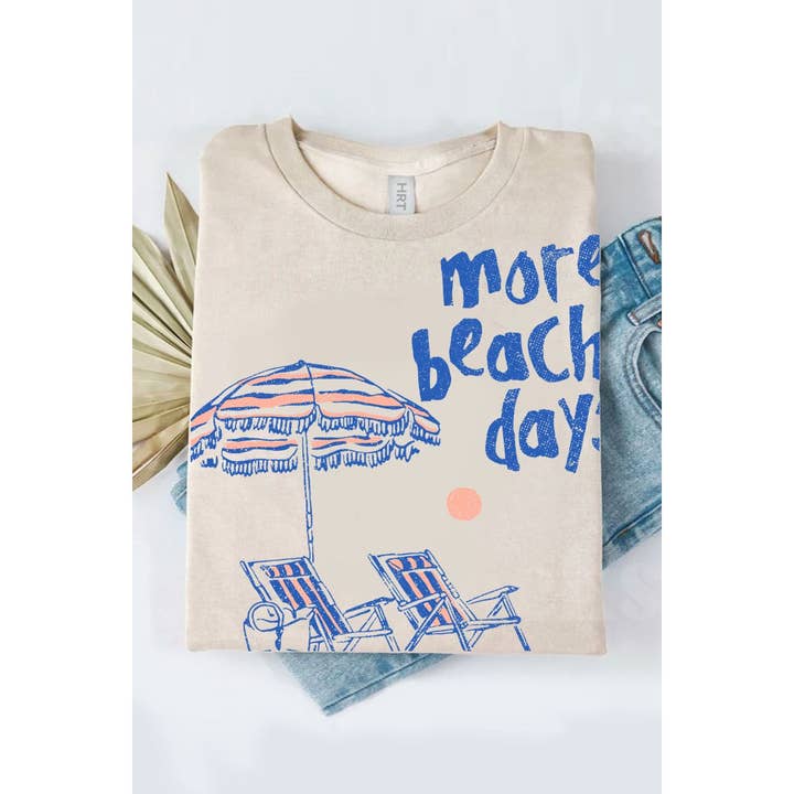 HRTandLUV - Wholesale T-Shirt (Graphic) - Women's - MORE BEACH BOYS WASHED GRAPHIC TEE