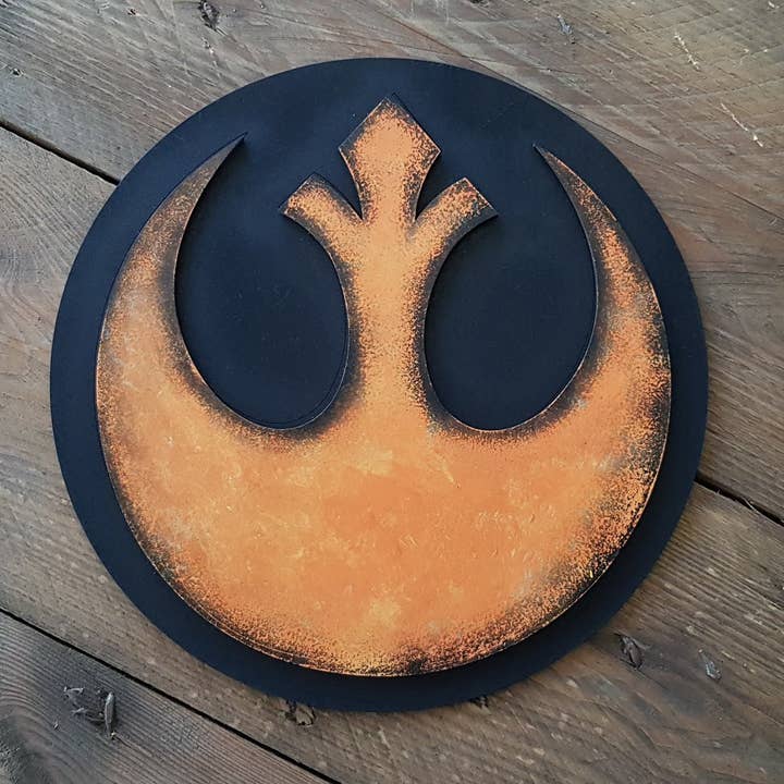 STAR WARS RESISTANCE logo. Wood Sign. for wholesale by Outcast Props