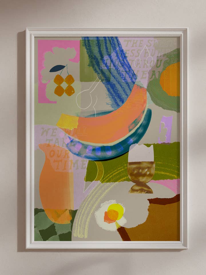 Breakfast Time Giclée Print for wholesale by Lucy Sherston