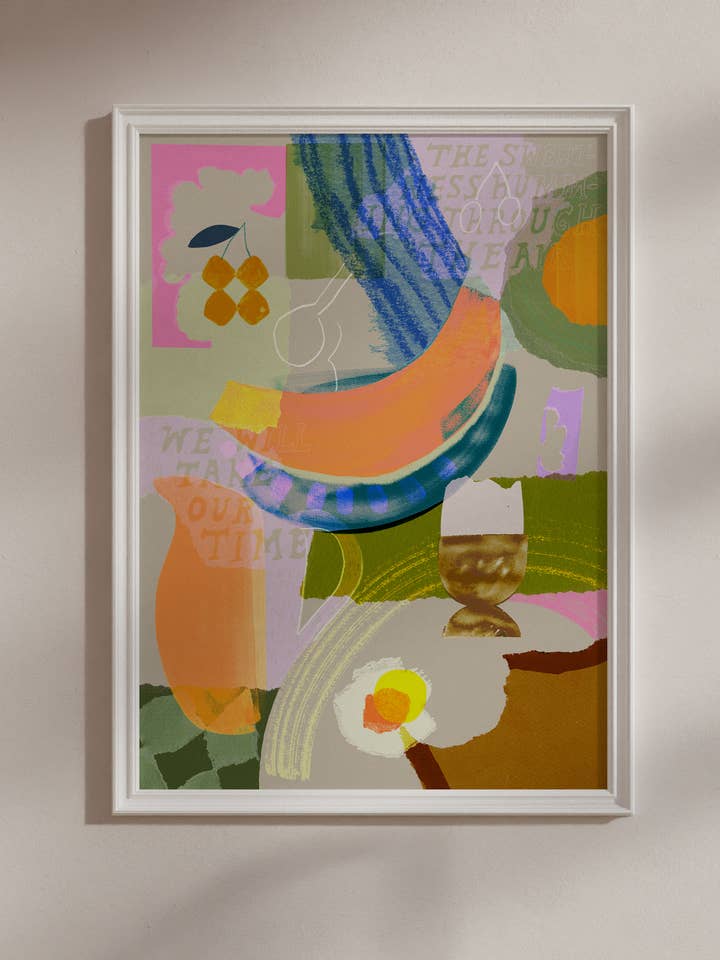 Breakfast Time Giclée Print voor wholesale door Lucy Sherston