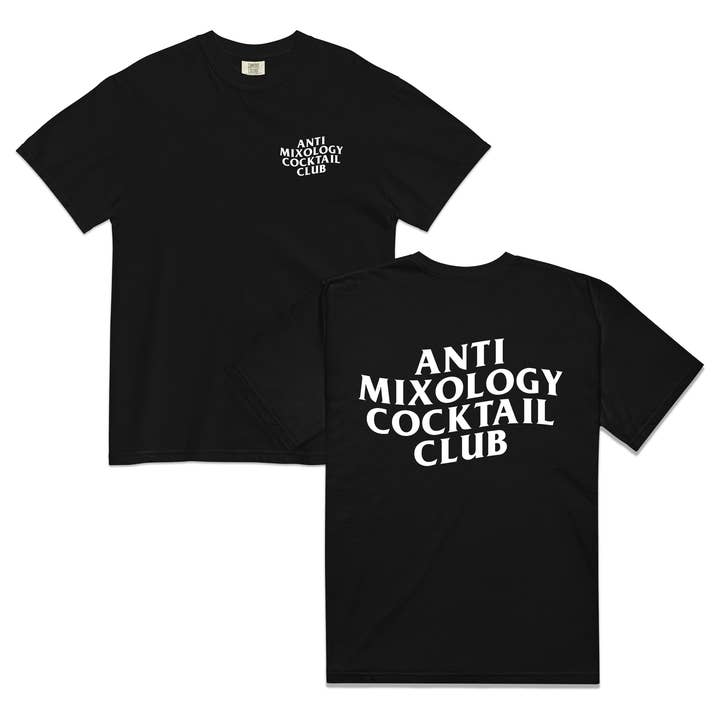 Anti Mixology Cocktail Club T-Shirt for wholesale by Mover & Shaker