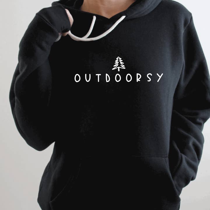 Outdoorsy Bella + Canvas Hoodie 49 for wholesale by Tron Tron Graphic Wear