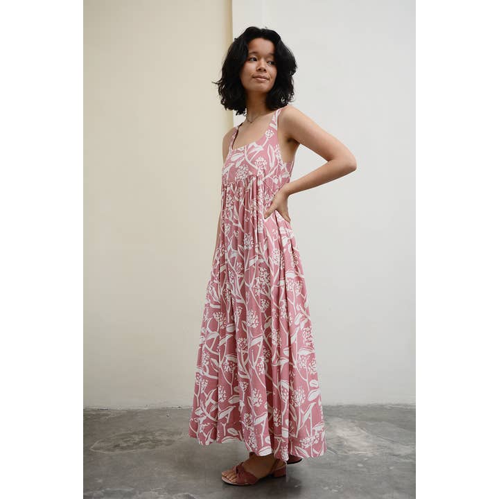 Romantic Dress | Frangipani Blush for wholesale by Balizen Direct from Bali