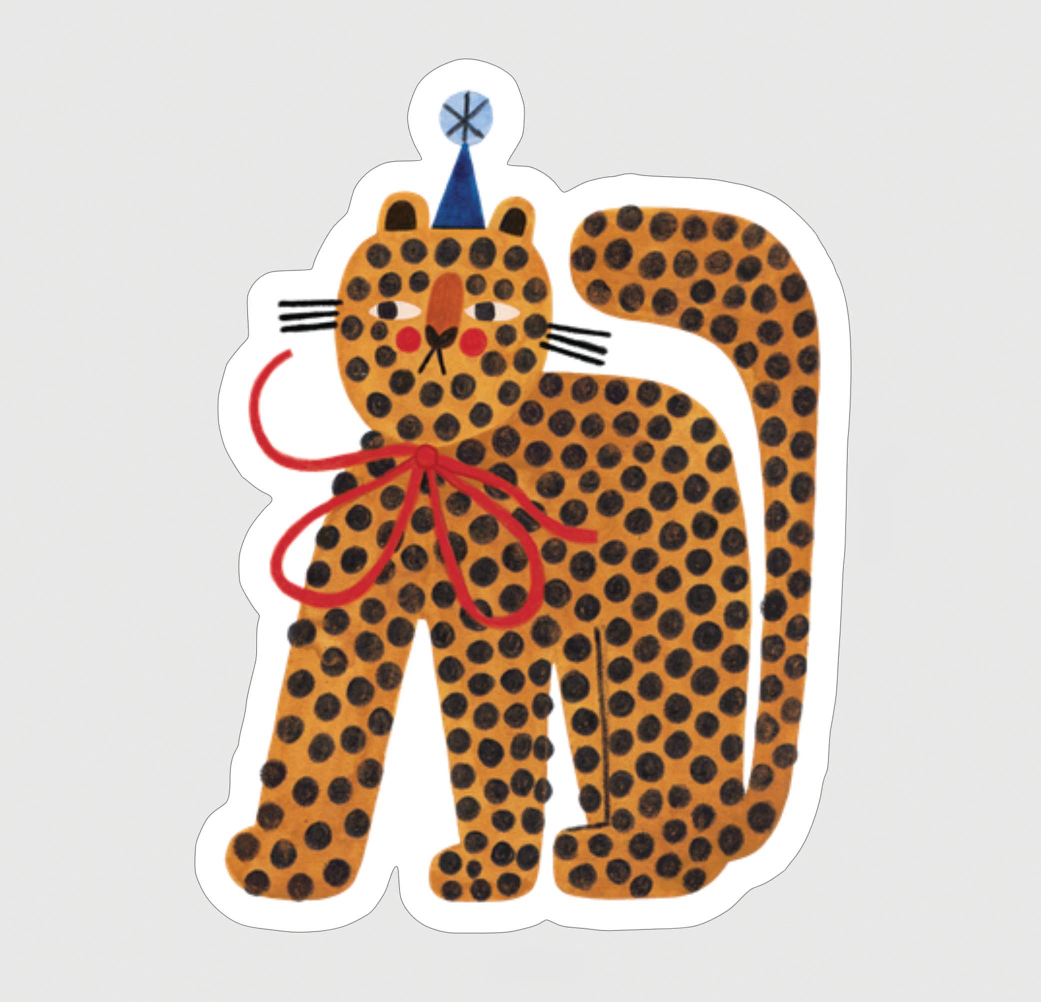 Daria Solak Illustrations - Wholesale Sticker - PARTY TIGER sticker 1