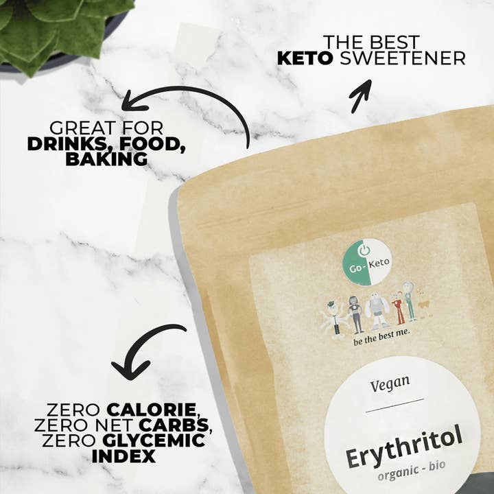 KetoFitShop - Wholesale Sugar/Sweetener - Organic Erythritol Premium Sweetener Go-Keto 800gr1