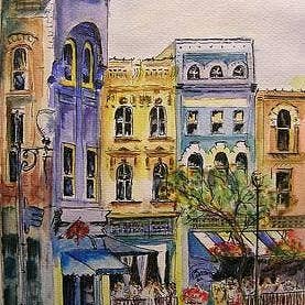 Asheville för wholesale av Lizzy Forrester Fine Art UK