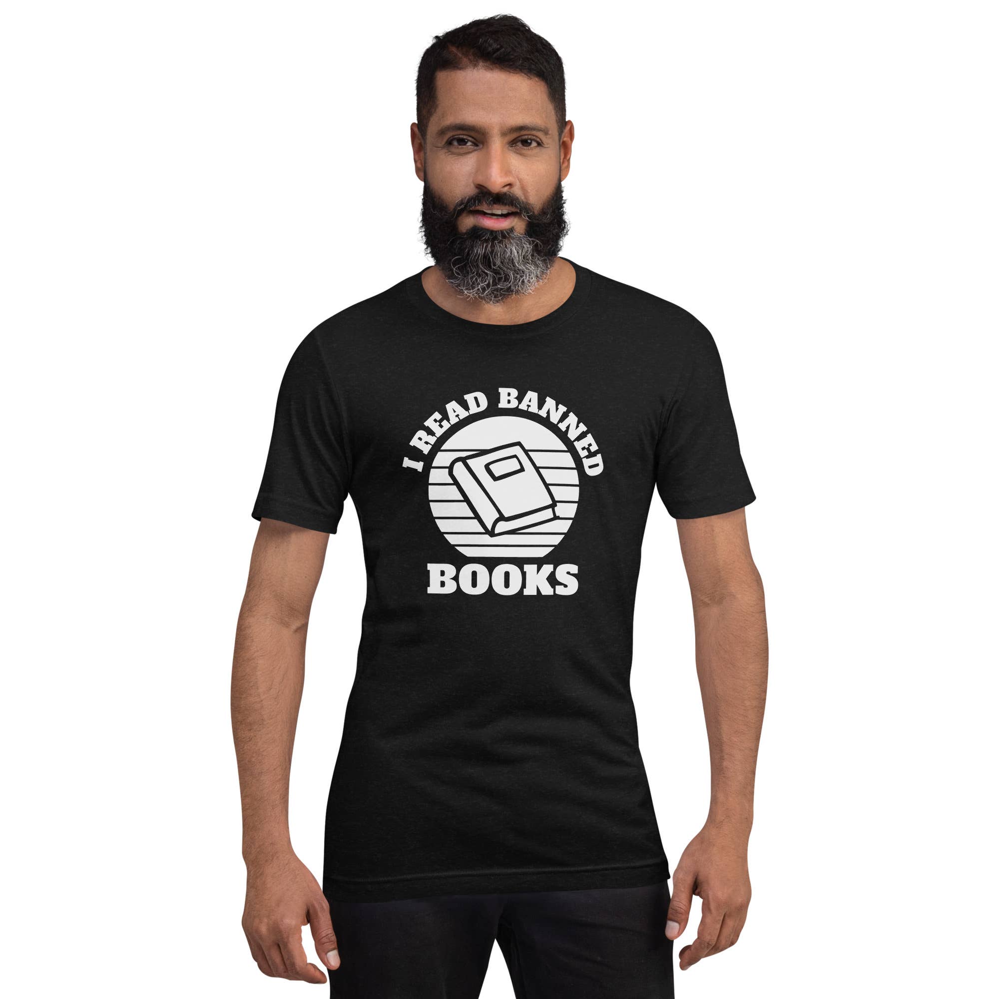 BLACK I Read Banned Books shirt for wholesale on Faire1